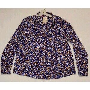 Anthropologie Conversations 9 of 52 Pop Potpourri Colloquial Buttondown Size 12